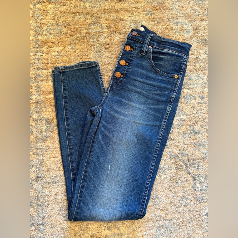 Madewell 10” High-Rise Skinny Denim Jeans Size 27